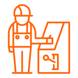 Machine safety icon